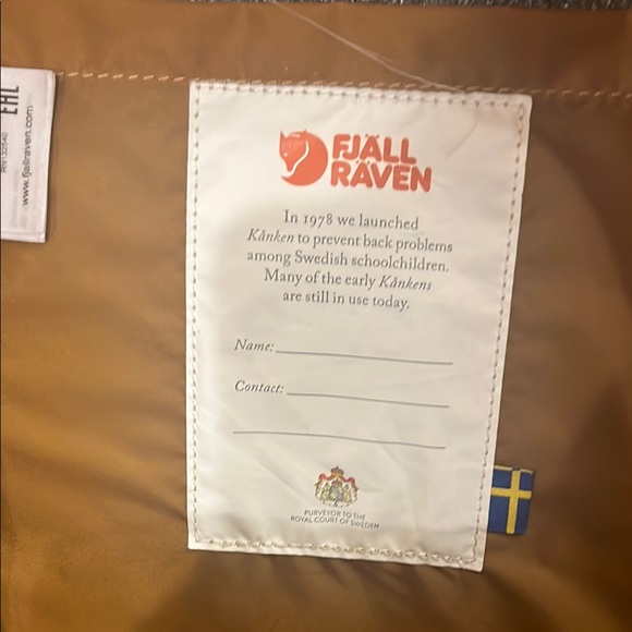 Fjallraven Kånken Burnt Yellow Backpack - Picture 5 of 9